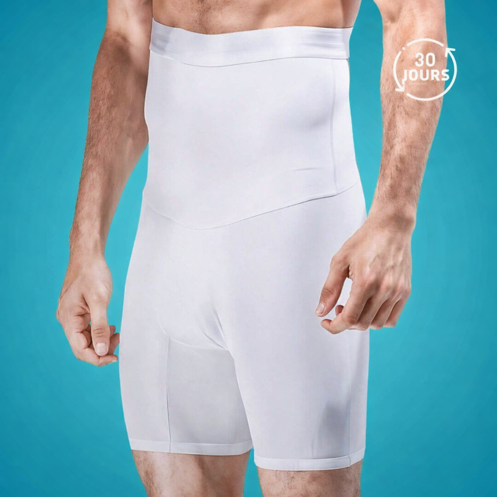 Zanverio Shape — short de compresión blanco